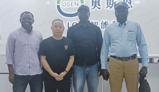 非洲塞內加爾的重要客戶蒞臨奧斯恩參觀考察